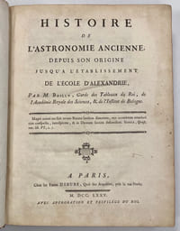 Histoire de l’astronomie ancienne, depuis son origine jusque’à l’établissement de l’école d’Alexandrie.