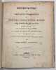 Dissertation sur quelques propri&eacute;t&eacute;s des impressions produites par la lumi&egrave;re sur l’organe de la vue…. PLATEAU. Joseph.