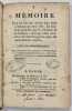M&eacute;moire sur les lois que suivent dans leurs combinaisons entre elles, les couleurs produites par la r&eacute;fraction de la lumi&egrave;re…. BOURGEOIS. Charles.
