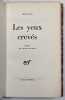 Les Yeux crev&eacute;s, pi&egrave;ce en deux parties. .  CAU. Jean. 