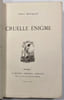Cruelle &eacute;nigme. .  BOURGET. Paul. 