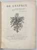 De l'Esprit. . (HELVETIUS). 