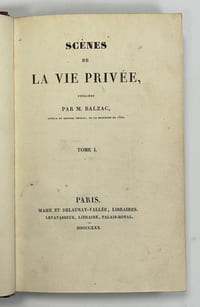 Scènes de la vie privée.