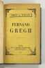 Choix de po&eacute;sies.. GREGH. Fernand. 