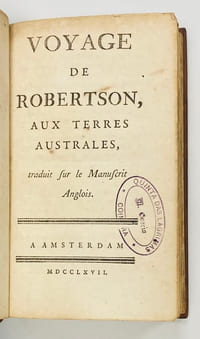 Voyage de Robertson, aux terres australes, traduit sur le manuscrit anglais.