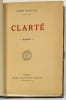 Clart&eacute;.. BARBUSSE. Henri. 