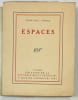 Espaces.. FARGUE. L&eacute;on-Paul. 