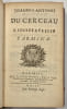 Carmina.. DU CERCEAU. Jean-Antoine.