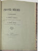 Prosper M&eacute;rim&eacute;e - Sa bibliographie.. TOURNEUX. Maurice. 