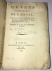 Œuvres complètes de P. Poivre, Intendant des Isles de France et de Bourbon.... POIVRE. Pierre. 
