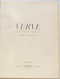 Verve. Volume V. n° 17 et 18.