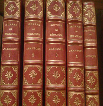 Oeuvres complètes de P.-J. de Béranger - Edition unique revue par l'auteur.. BERANGER (Pierre-Jean de)