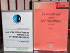 La Vie politique sous la Ve République - 1/1958-1974 + La Vie politique sous la Ve République - 2/1974-1987.. CHAPSAL (Jacques)