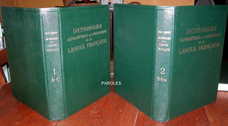 Dictionnaire alphabétique et analogique de la langue française - Les mots et les associations d'idées. . ROBERT (Paul)