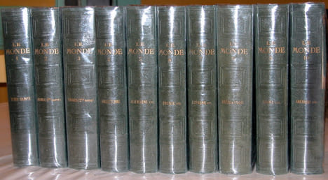 Le Monde - Histoire de tous les peuples depuis les temps les plus reculés jusqu'à nos jours [complet en 10 volumes].. [COLLECTIF] / LOSTALOT-BACHOUE ...