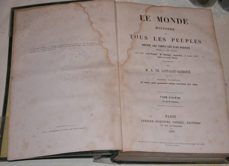 Le Monde - Histoire de tous les peuples depuis les temps les plus reculés jusqu'à nos jours [complet en 10 volumes].. [COLLECTIF] / LOSTALOT-BACHOUE ...