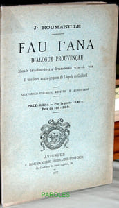 Fau i'ana - Dialogue prouvençau.