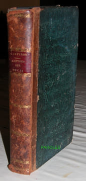 Essais de mémoires, ou Lettres sur la vie, le caractère, et les écrits de J.-F. Ducis, adressées à M. Odogharty de La Tour.. CAMPENON (Vincent)
