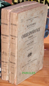 Correspondance inédite.