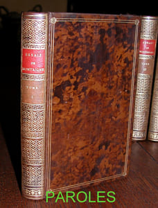 Essais de messire Michel de Montaigne publiés sur l'exemplaire de Bordeaux avec une introduction par Fortunat Strowski.