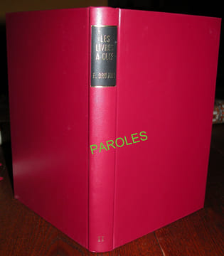 Les Livres à clef - Etude de bibliographie critique et analytique pour servir à l'histoire littéraire.. DRUJON (Fernand)