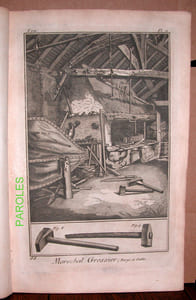 [Encyclopédie, ou Dictionnaire raisonné des sciences, des arts et des métiers] - Maréchal Grossier, contenant dix planches [planches].