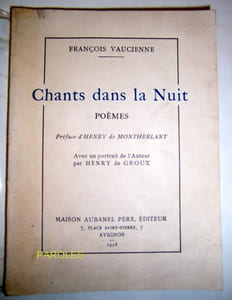 Chants dans la nuit - Poèmes.