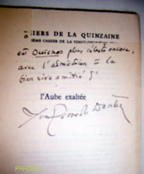 L'Aube exaltée - Poëmes 1923-1932.. LE DANTEC (Yves-Gérard)