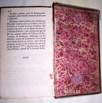 Notices historiques sur les prêtres du diocèse de Besançon condamnés à la mort ou à la déportation pendant la persécution de la fin du dix-huitième ...