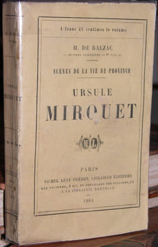 Scènes de la vie de province - Ursule Mirouet.. BALZAC (Honoré de)