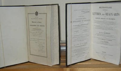 Dictionnaire général des lettres, des beaux-arts et des sciences morales et politiques.