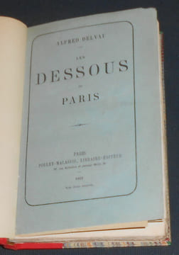 Les Dessous de Paris. Alfred Delvau