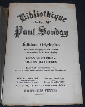 Bibliothèque de Feu Mr Paul Souday. undefined