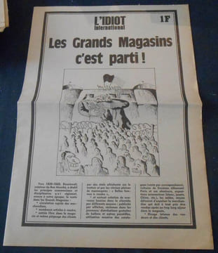 Les Grands Magasins c'est parti - L'Idiot International. undefined