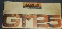 "Manuel d'Entretien Suzuki GT125". 