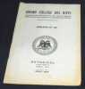 "Bulletins 69 et 71 - Grand Collège des Rites". 