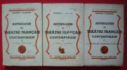 "Anthologie du théâtre français contemporain (Le Théâtre d'avant-garde ; Le Théâtre du boulevard ; Le théâtre des romanciers et des poètes) 3 ...