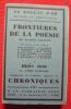 "Troisième numéro de Chroniques - Le Roseau d'or n° 14". COLLECTIF