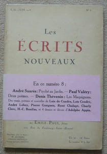 Les Ecrits Nouveaux - tome II-n°8