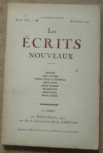Les Ecrits Nouveaux - Tome VIII - 11