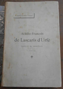 Achille-François de Lascaris d'Urfé marquis du Chatelet Lieutenant-Général des Armées de la République 1759-1794