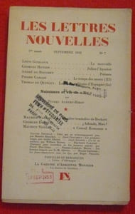 Les Lettres Nouvelles n°7