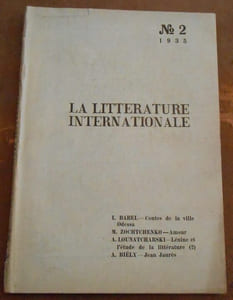 La Littérature Internationale n°2 - Organe Central de L'Union Internationale des Ecrivains Révolutionnaires