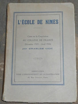 L'Ecole de Nîmes. Charles Gide
