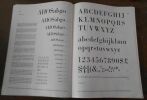 "Druckschriften - Typefaces - Caractères typographiques". 
