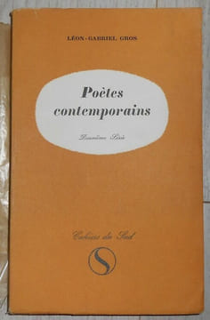 Poètes contemporains - deuxième série. Léon-Gabriel Gros