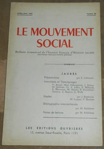 Le Mouvement Social n°39 - Jaurès