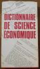 "Dictionnaire de Science Economique". "Alain Cotta"