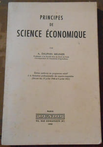 Principes de Science Economique