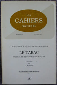 Le tabac (problèmes physiopathologiques)